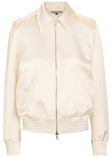 Blouson satin flight jacket by AARON ESH