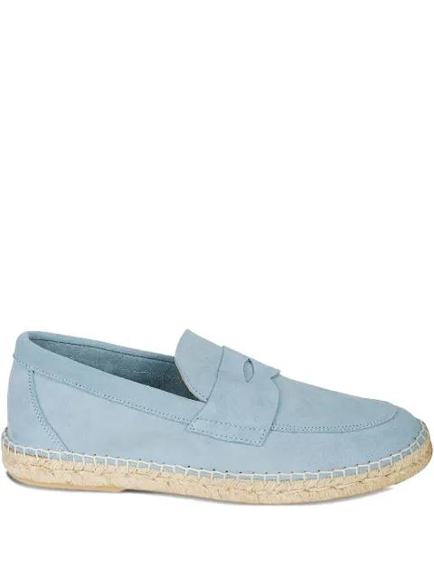 penny-strap suede loafers by ABARCA