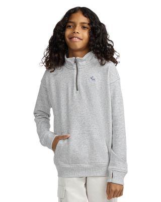 Boys' Essential Quarter Zip Mock Neck Pullover - Little Kid by ABERCROMBIE KIDS