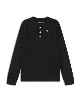Boys' Henley Waffle Long Sleeve Tee - Little Kid by ABERCROMBIE KIDS