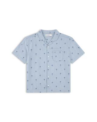 Boys' Linen-Blend Camp Shirt - Little Kid by ABERCROMBIE KIDS