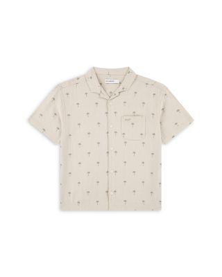 Boys' Linen-Blend Camp Shirt - Little Kid by ABERCROMBIE KIDS