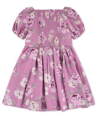 Girls' Crinkle Floral Print Mini Dress by ABERCROMBIE KIDS