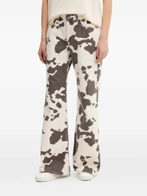 animal-print jeans by ABERCROMBIE&FITCH