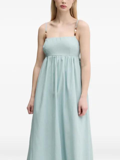beaded-strap maxi dress by ABERCROMBIE&FITCH
