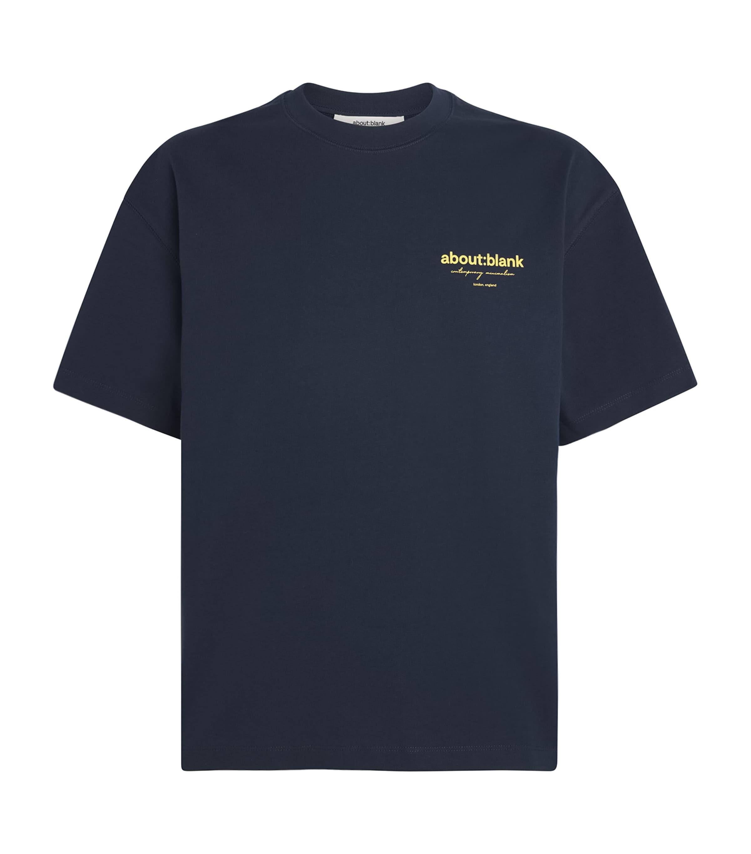 about:blank Cotton Logo T-Shirt by ABOUT:BLANK