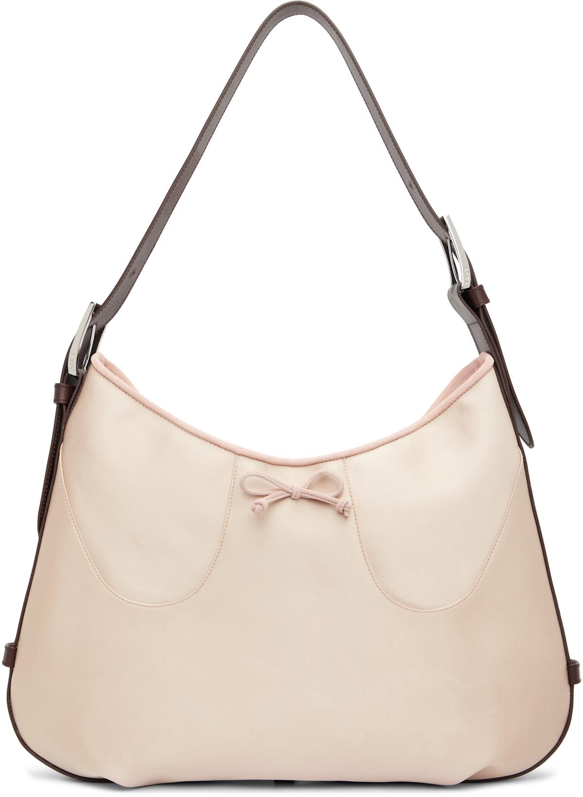Pink Satin Ballerina Bag by ABRA