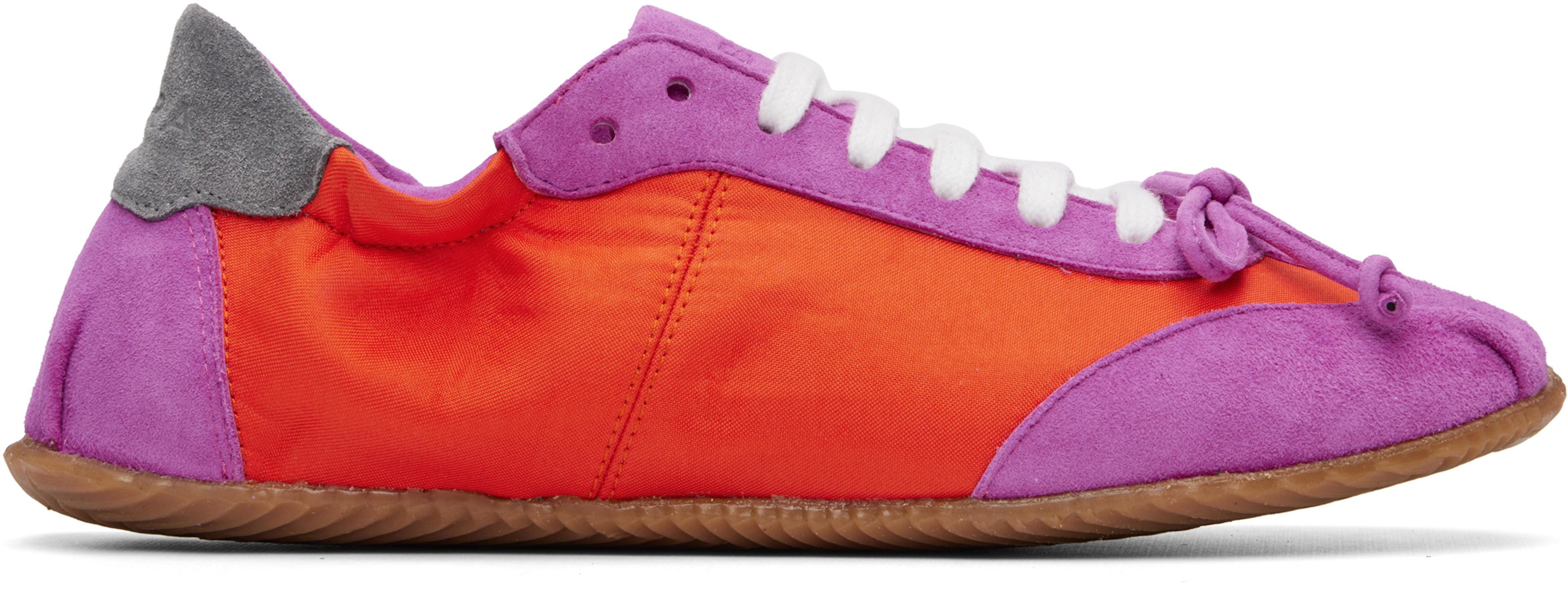 Red & Purple Ballerina Sneakers by ABRA