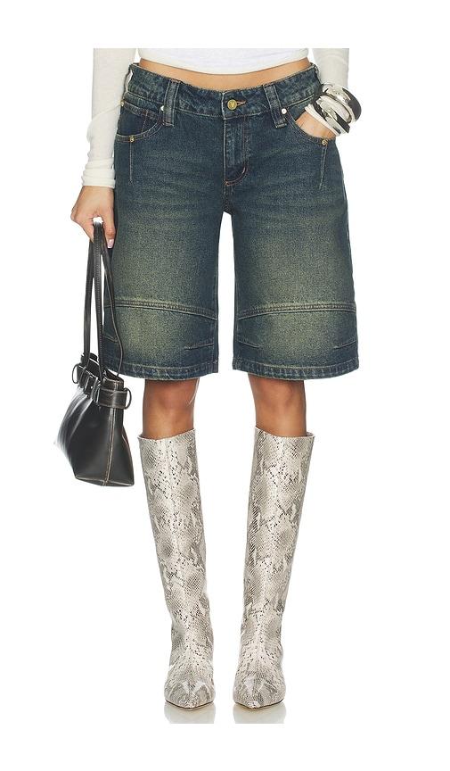 Abrand 00 Baggy Jort Shorts in Blue by ABRAND