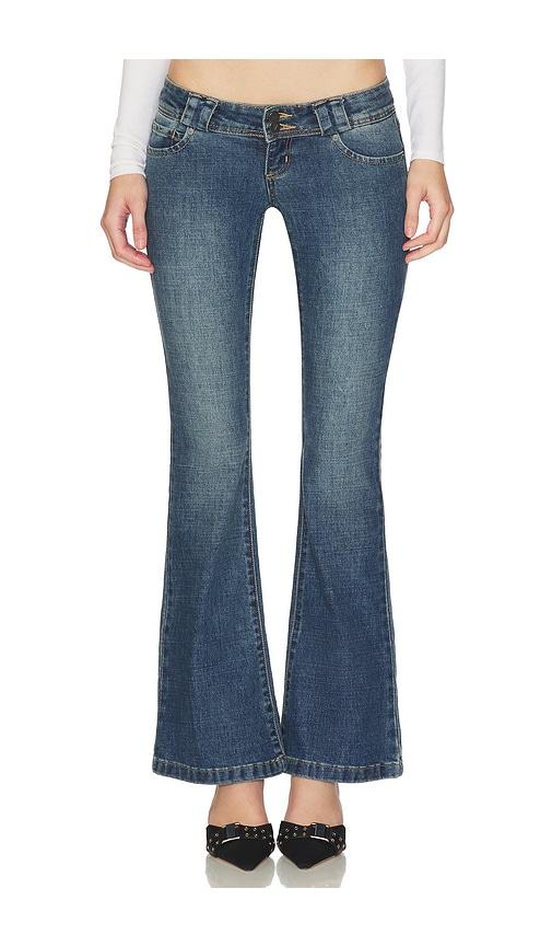 Abrand 00 Kick Bootcut Jeans in Blue by ABRAND