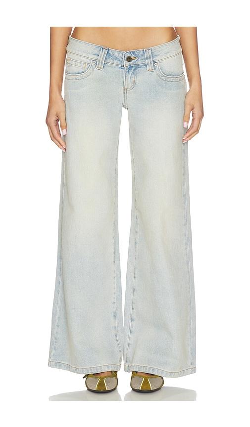 Abrand 00 Wide Leg Jeans in Baby Blue by ABRAND