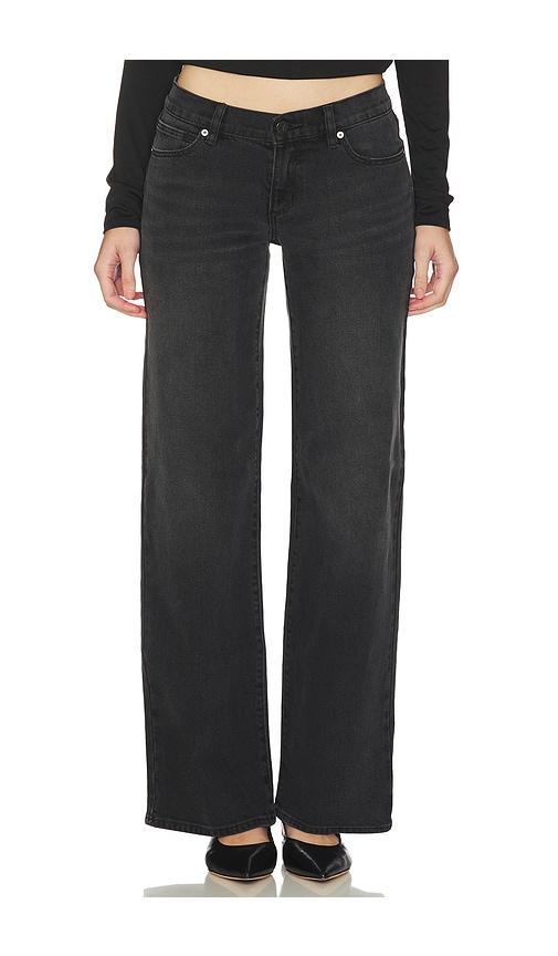 Abrand 99 Wide Leg Jeans in Black by ABRAND