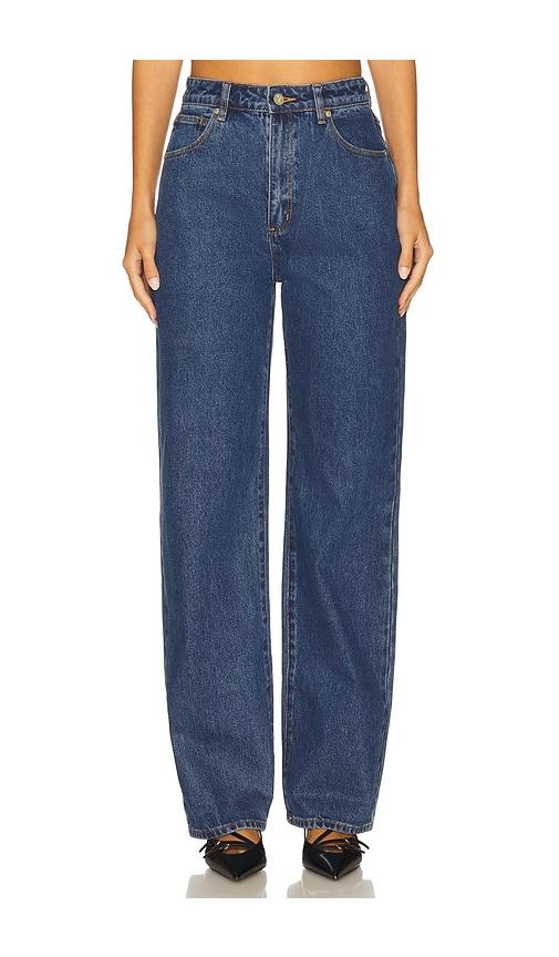 Abrand Carrie Straight Jeans in Blue by ABRAND
