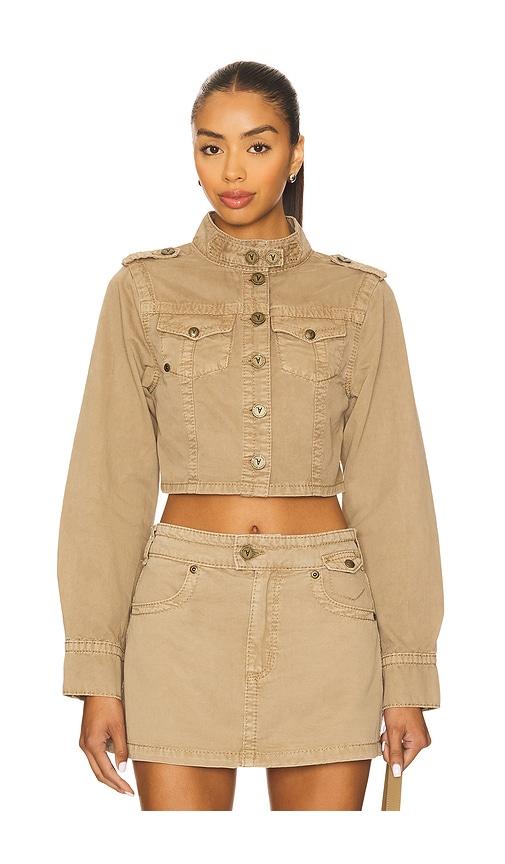 Abrand Utility Jacket in Tan by ABRAND