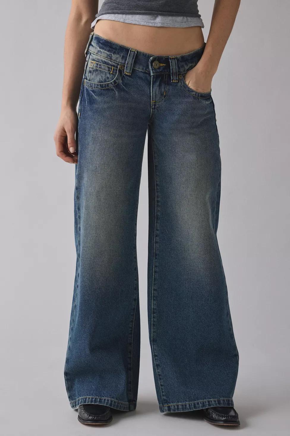 Abrand 00 Miley Super Low + Wide Jean by ABRAND JEANS