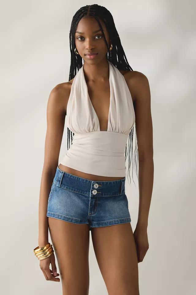 Abrand 00 Super Low-Rise Mini Denim Shorts by ABRAND JEANS