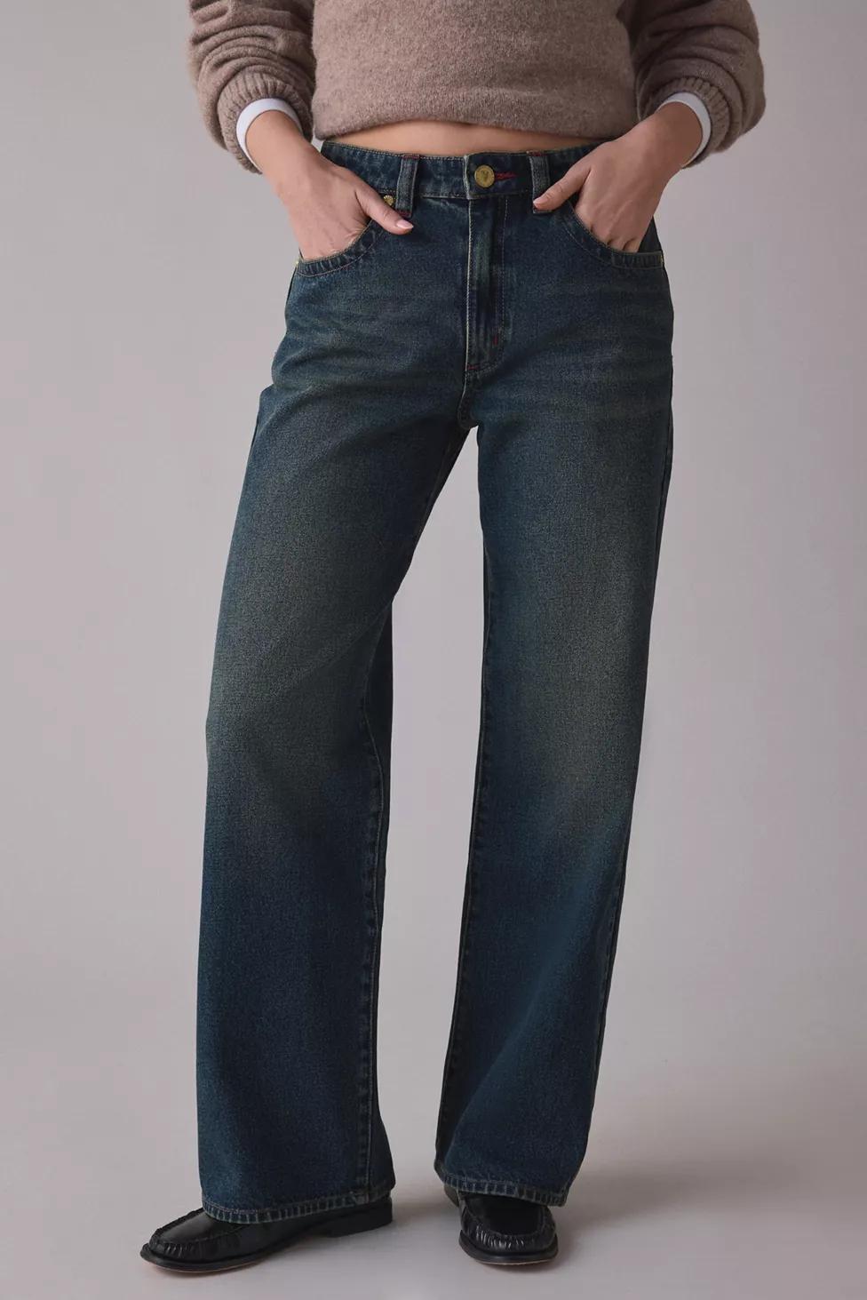 Abrand 95 Riley Mid-Rise Baggy Jeans by ABRAND JEANS