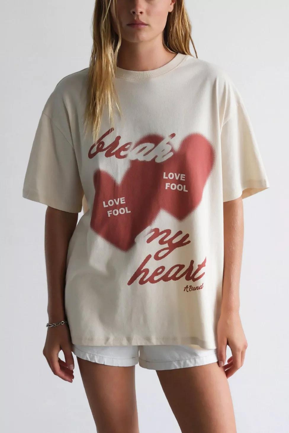 Abrand Break my Heart Tom Tee by ABRAND JEANS