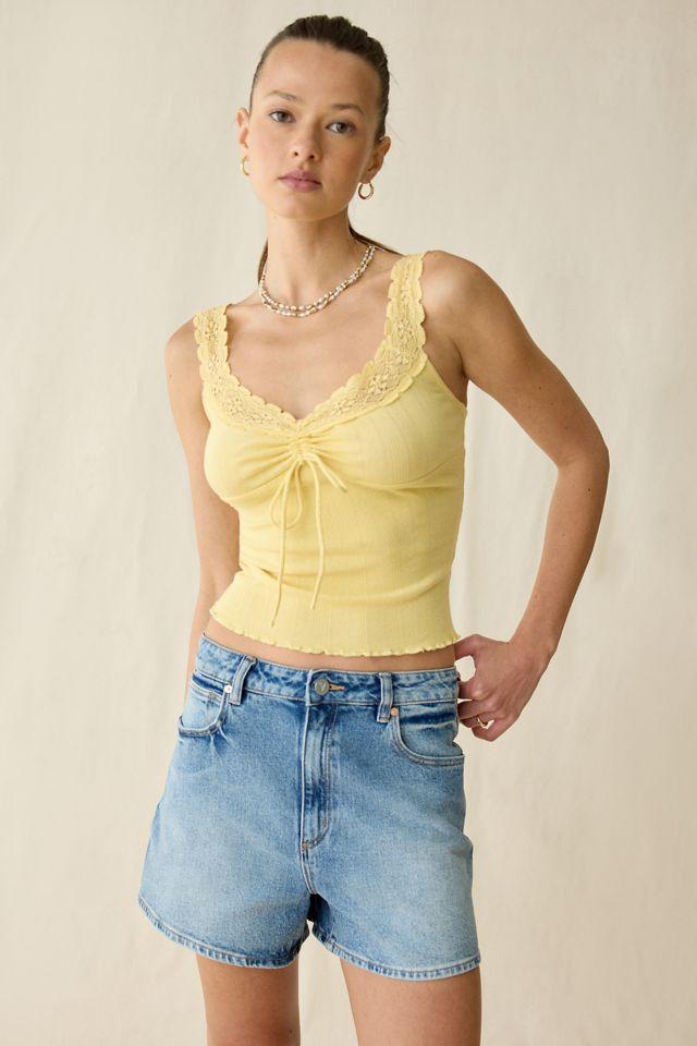 Abrand Venice Selena High-Rise Denim Shorts by ABRAND JEANS
