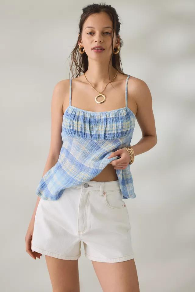 Abrand Venice Wester White High-Waisted Denim Shorts by ABRAND JEANS