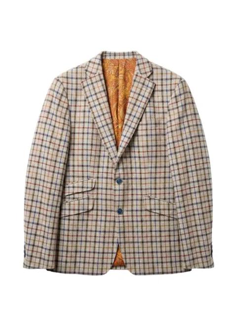 Club Check tailored blazer by ABSEITS