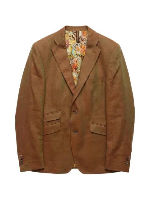 graphic-lining tailored blazer by ABSEITS