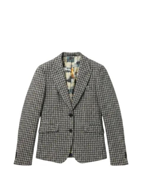 houndstooth-pattern blazer by ABSEITS