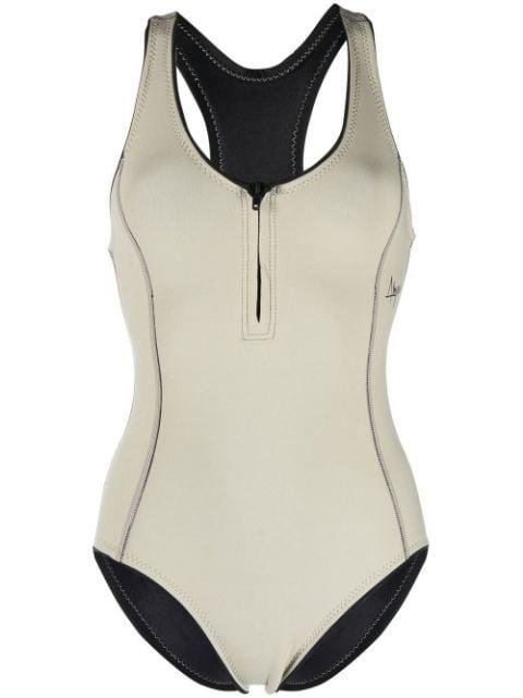 zip-up reversible performance swimsuit by ABYSSE
