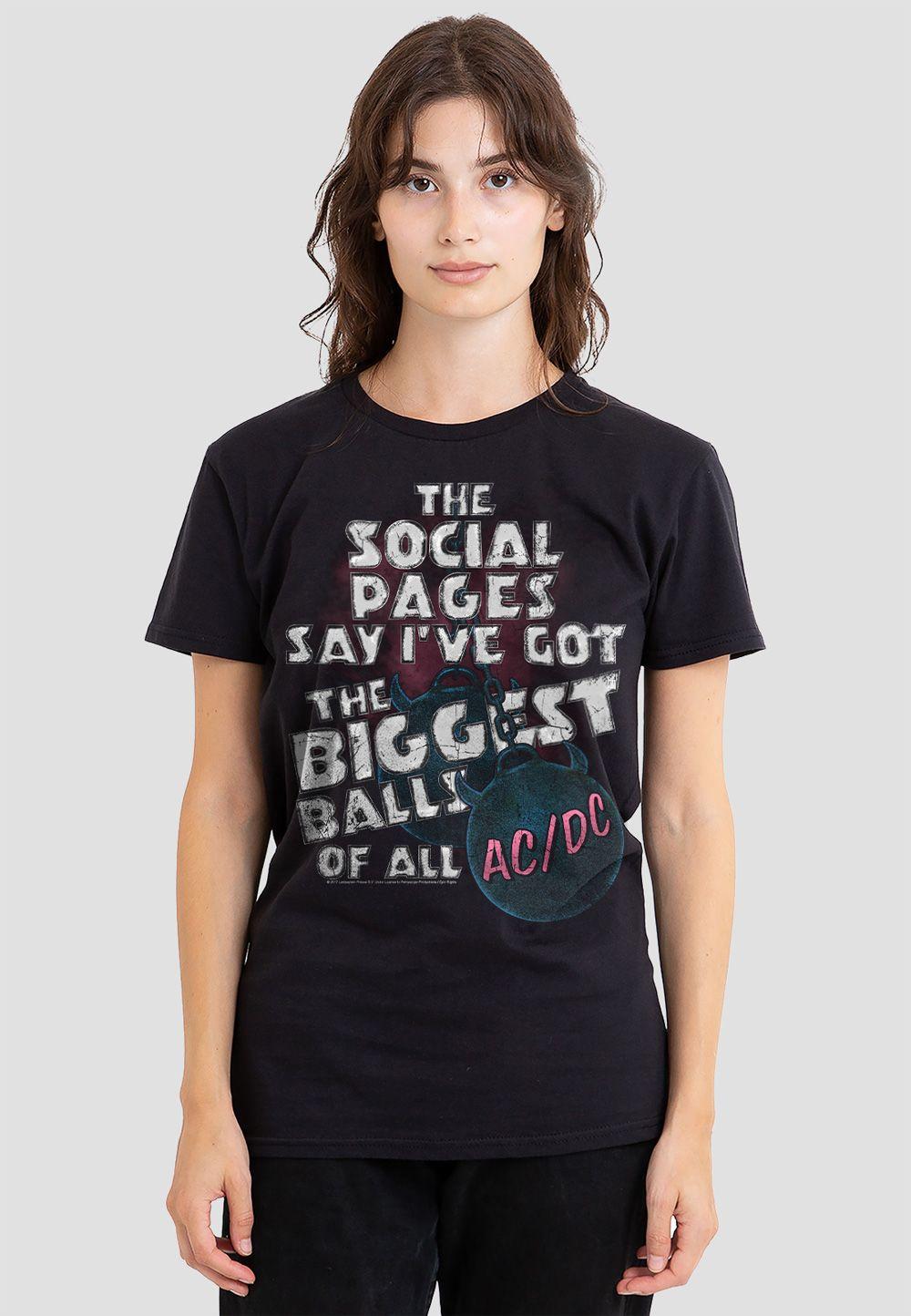 AC/DC Big Balls T-Shirt, Black by AC/DC