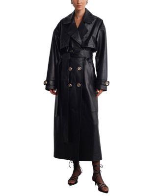 Journey Leather Trench Coat by ACARIA STUDIO