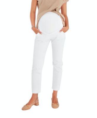 Graceful Non-Denim Foldover Waistband Maternity Pants by ACCOUCH&EACUTE;E