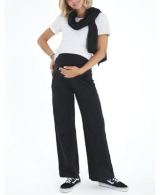 Simply Cool Foldover Waistband Stretch Cotton Maternity Jogger Pants by ACCOUCH&EACUTE;E