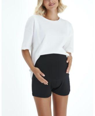 Super Soft Foldover Waistband Maternity Shorts by ACCOUCH&EACUTE;E
