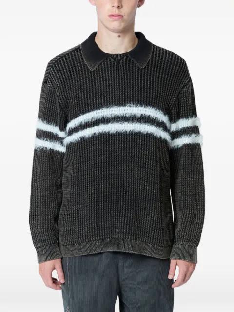 waffle stripe sweater by ACHM