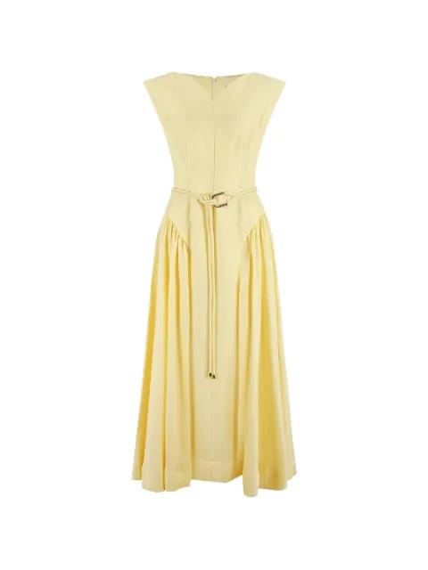 Alvie V-neck belted maxi dress by ACLER