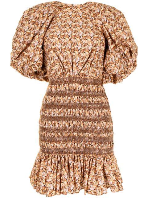 Brooks graphic-print dress by ACLER