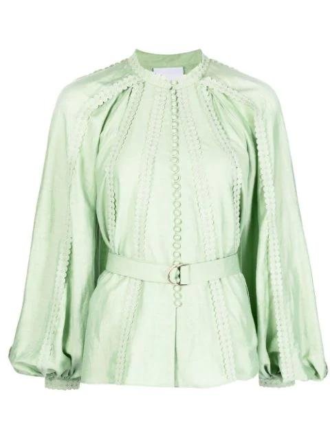 Duxbury belted blouse by ACLER