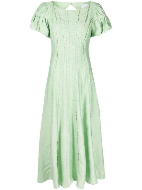 Menton ruched midi dress by ACLER