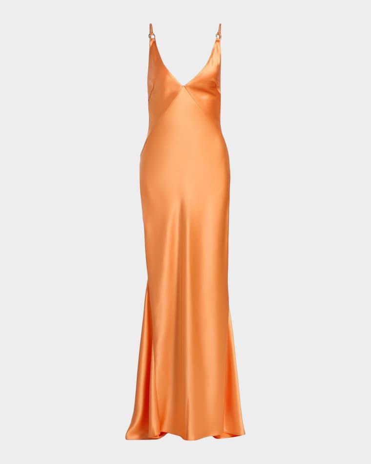 Utterby Satin Maxi Dress by ACLER