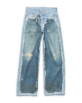 1981 Trompe-L'œil Distressed Wide Leg Jeans by ACNE STUDIOS