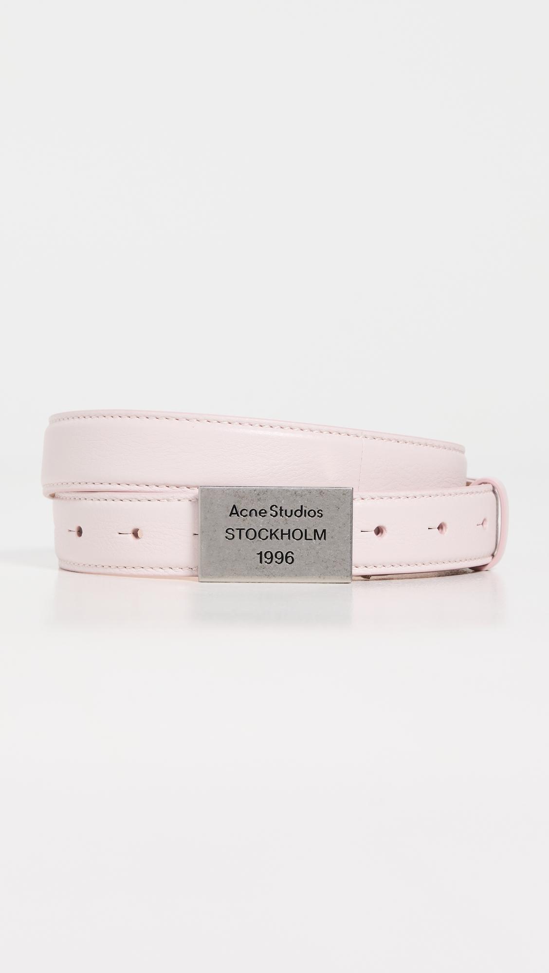 1996 Logo Plaque Belt by ACNE STUDIOS