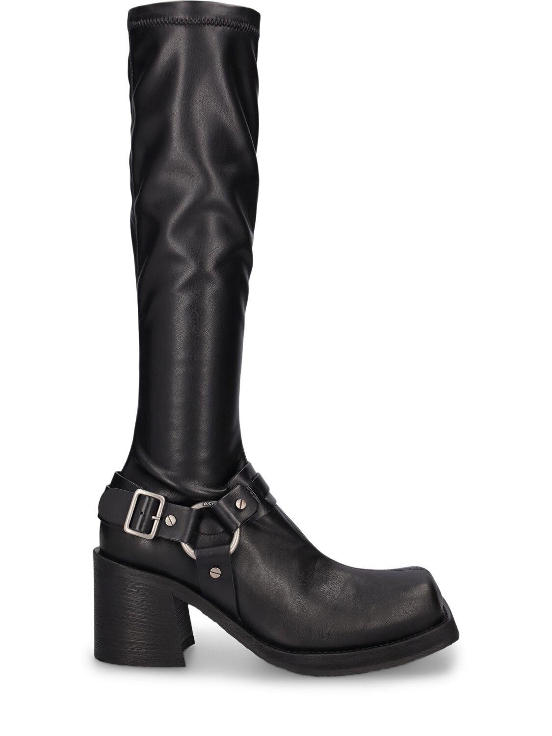 80mm Balius Faux Leather Tall Boots by ACNE STUDIOS