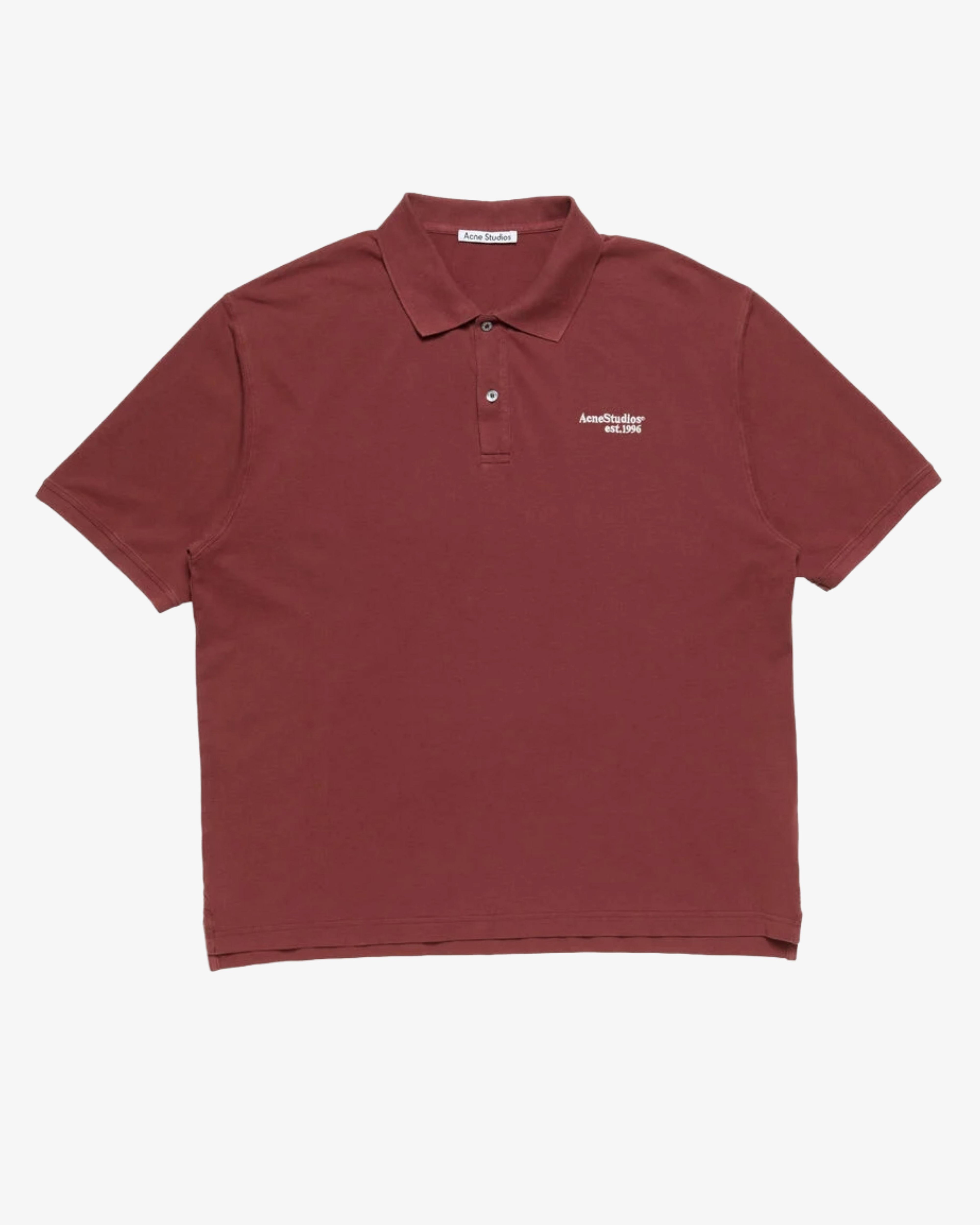 ACNE STUDIOS - Men's Polos - (Red) by ACNE STUDIOS