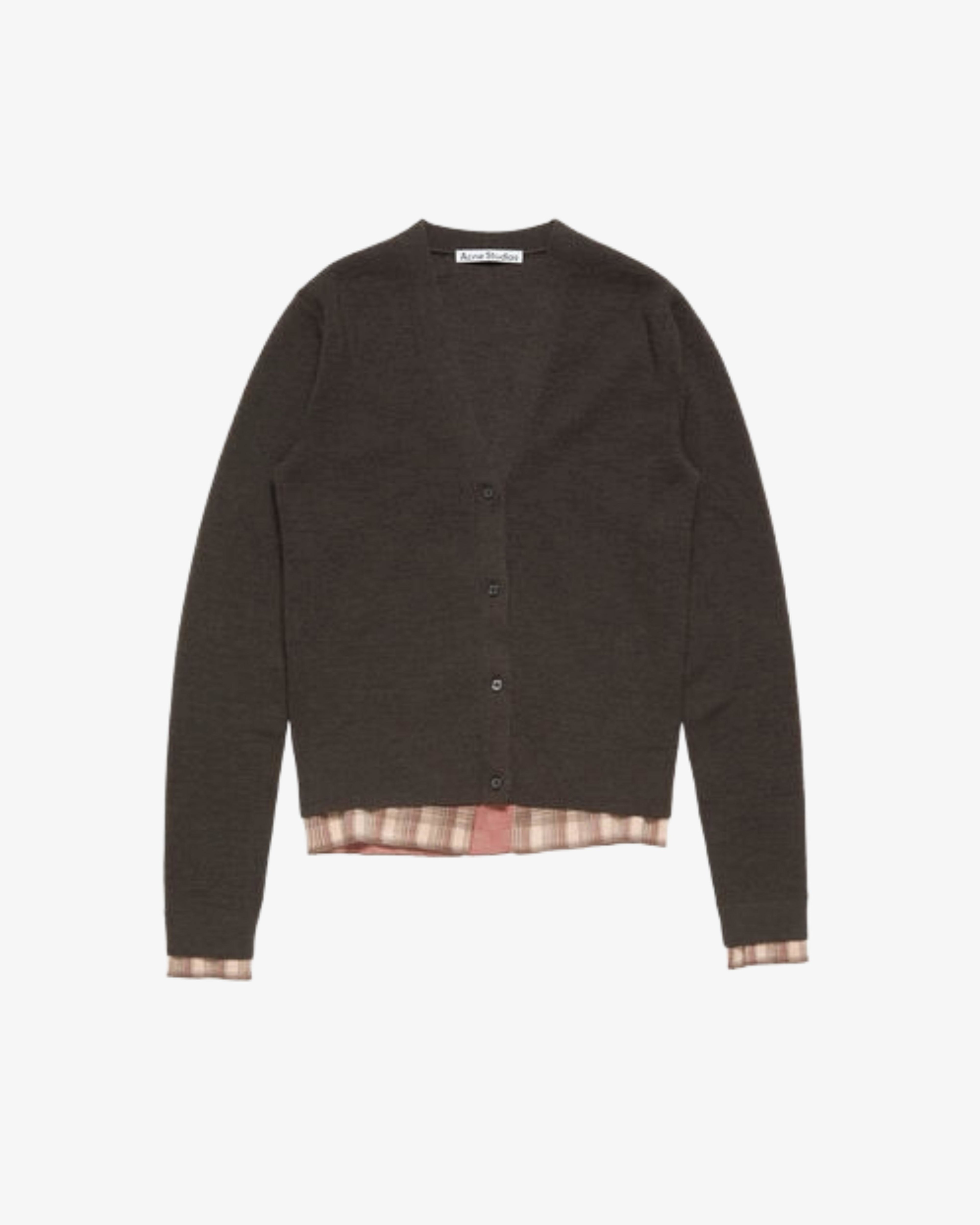 ACNE STUDIOS - Women's Cardigans - (Dark Brown) by ACNE STUDIOS