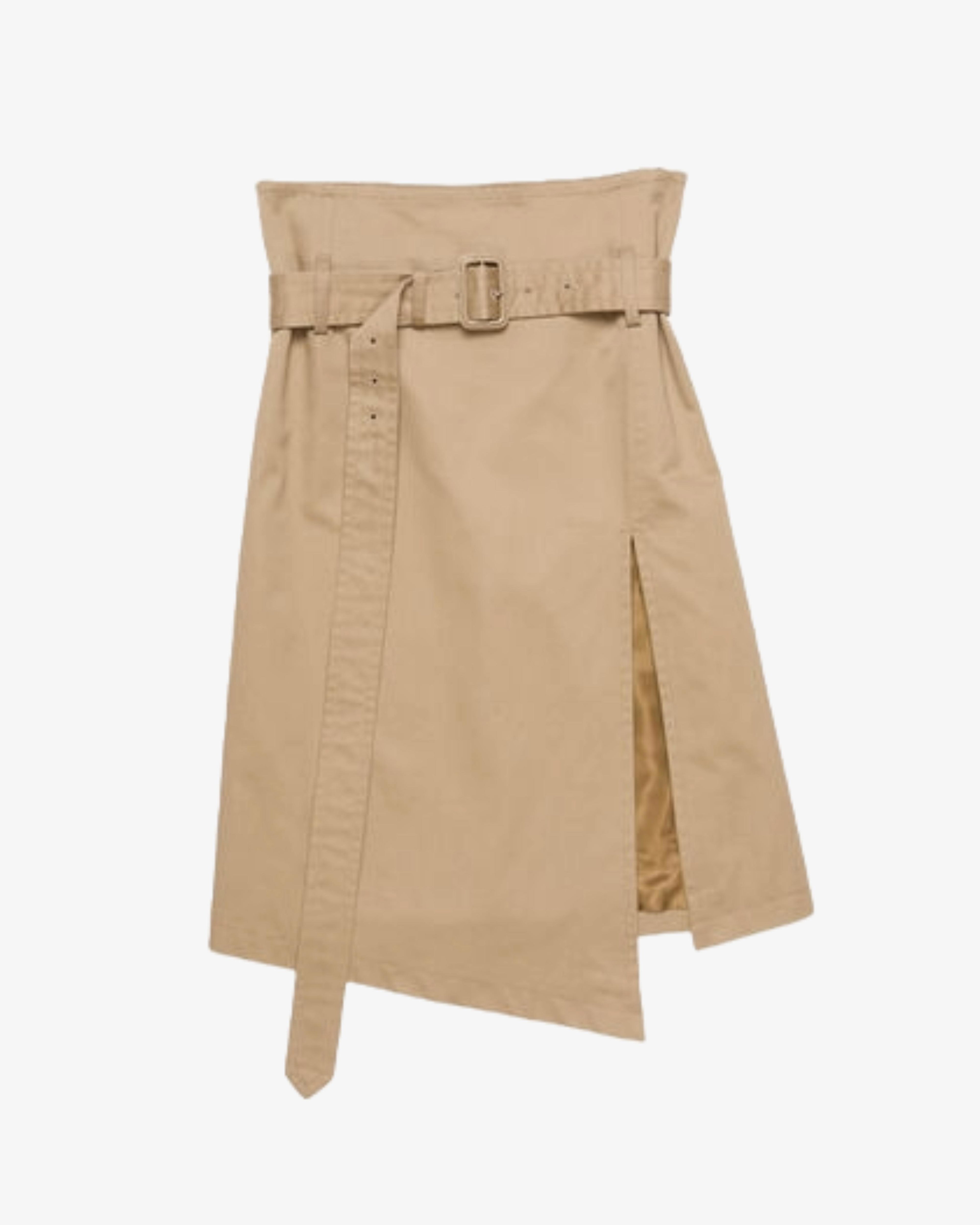 ACNE STUDIOS - Women's Innara Trench Twill - (Beige) by ACNE STUDIOS