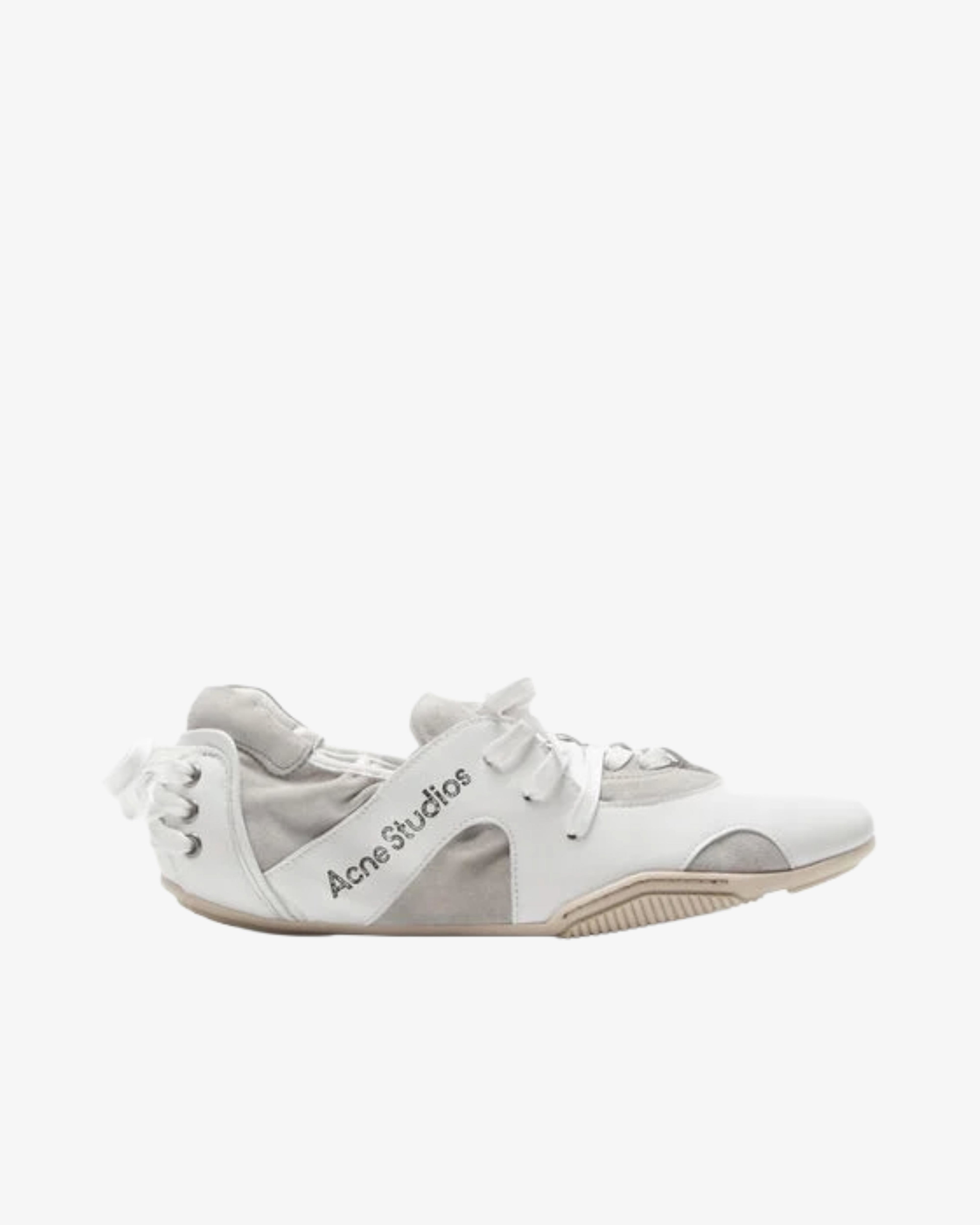 ACNE STUDIOS - Women's Leather Lace-Up Shoes - (White) by ACNE STUDIOS