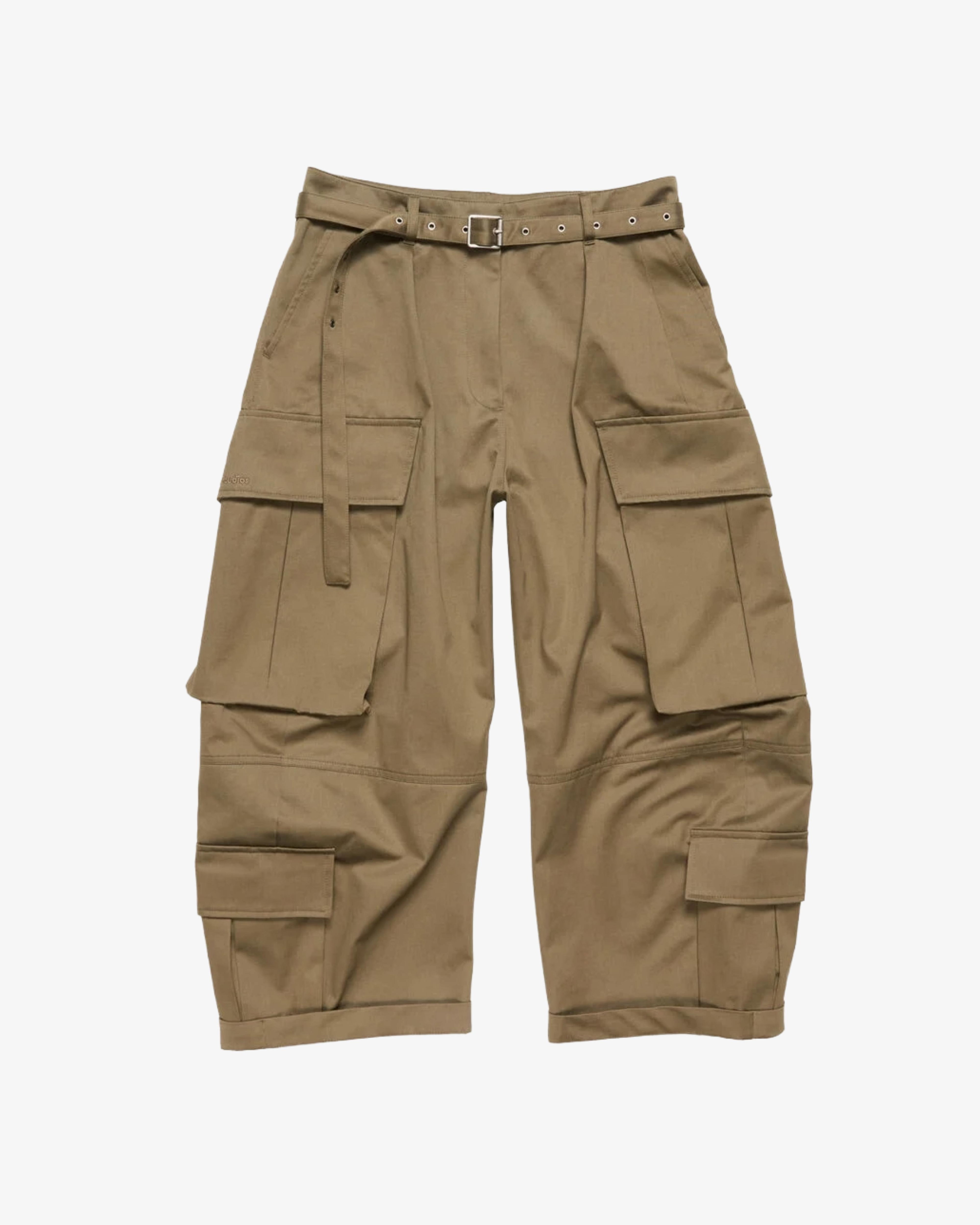 ACNE STUDIOS - Women's Pants - (Khaki) by ACNE STUDIOS