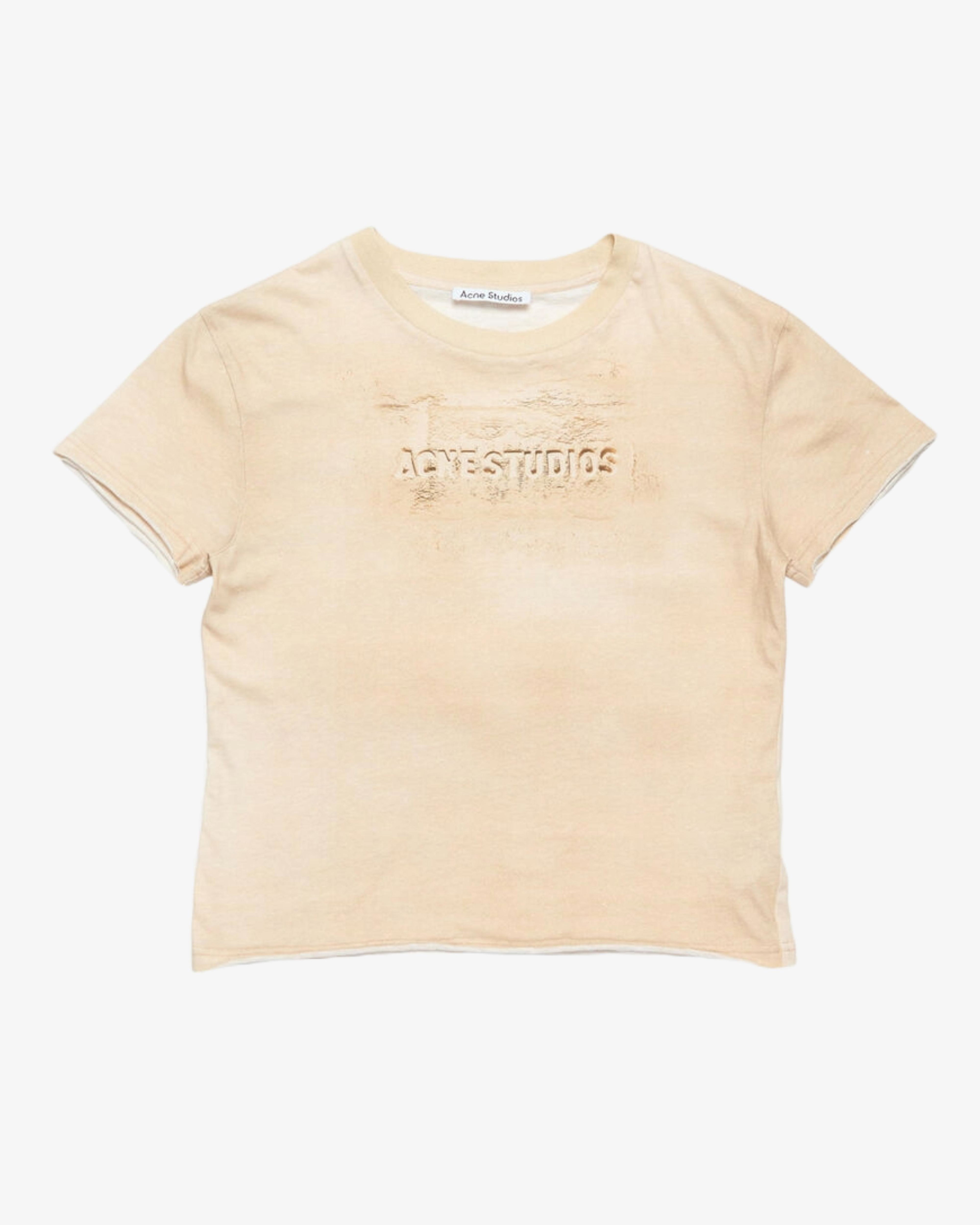 ACNE STUDIOS - Women's Short Sleeve T-Shirt - (Beigeae0) by ACNE STUDIOS