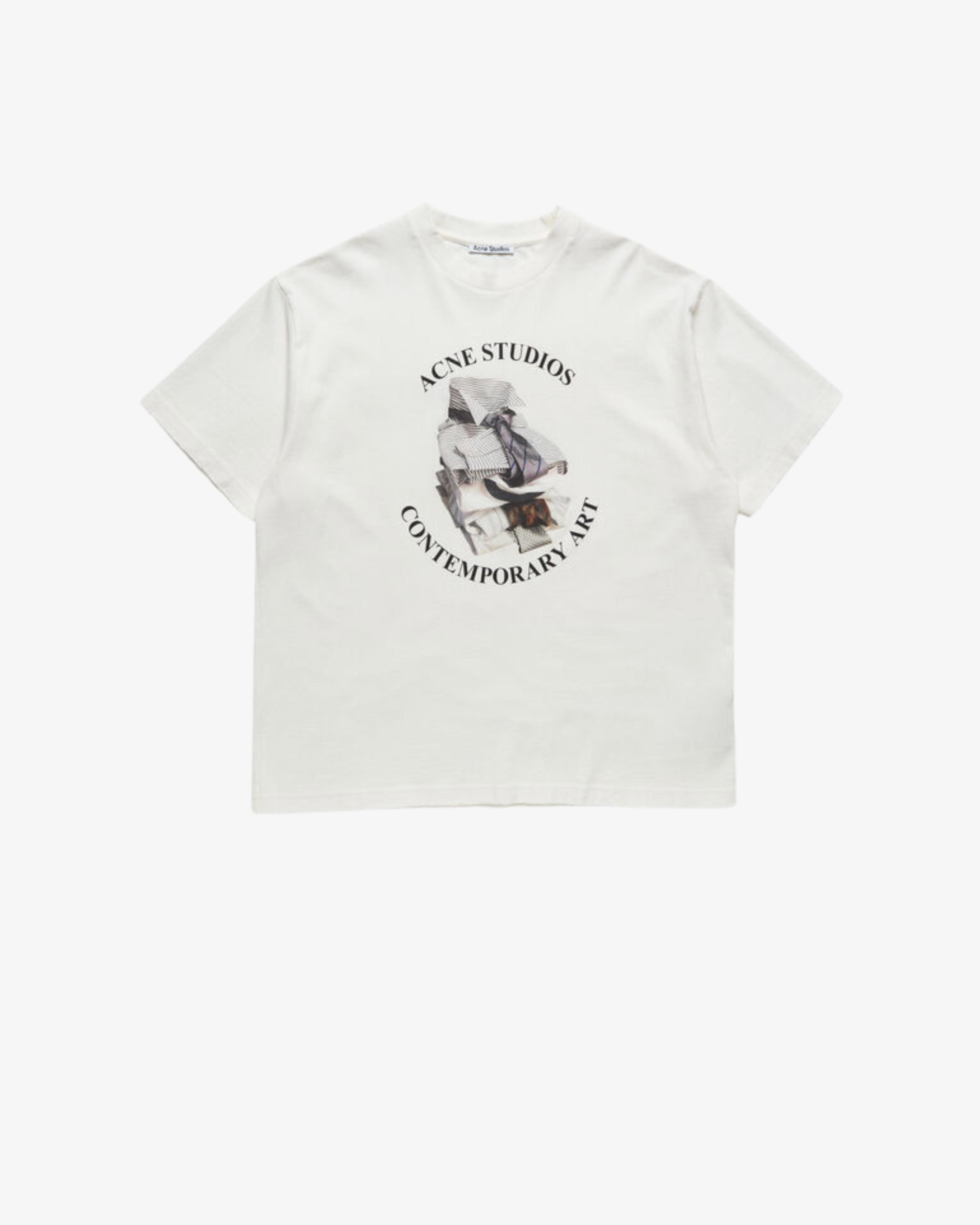 ACNE STUDIOS - Women's Tees - (Off-White) by ACNE STUDIOS