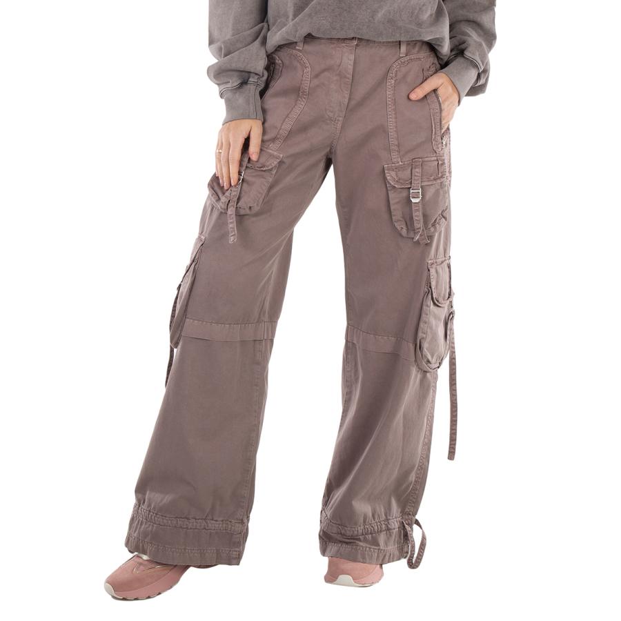 Acne Studios Mauve Pink Cotton Cargo Trousers by ACNE STUDIOS